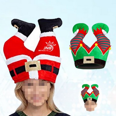 Holiday Cheer Santa Pants Hat