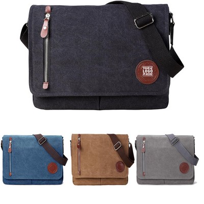 13.5" Laptop Bookbag Messenger Travel Shoulder Bag