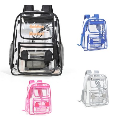 Heavy Clear PVC Backpack