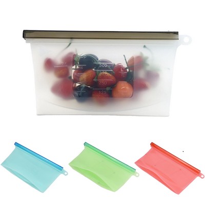 16.9oz Reusable Food Storage Bag for Freezer Stand Up for Lunch