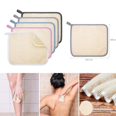 Exfoliating Face and Body Wash Cloths Weave Bath Towel