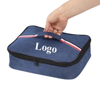 Insulated Lunch Food Cooler Thermal Bag Handbag