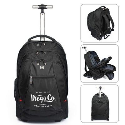 Multifunctional Waterproof Laptop Trolley Backpack