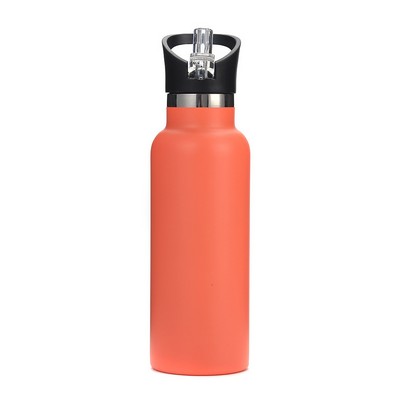 17OZ /500ML Double Walled Stainless Steel Sports Water Bottles