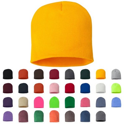 Sportsman™ 8'' Wholesale Blank Knit Beanie