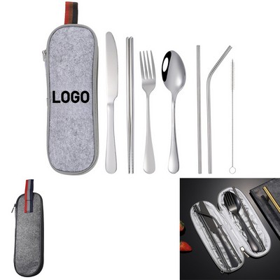 8-Piece Stainless Steel Flatware Set