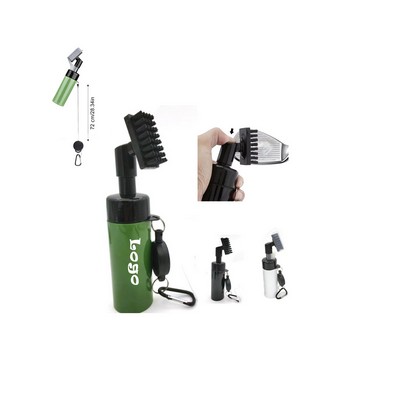 Golf Cleaning Brush With Spray Bottle