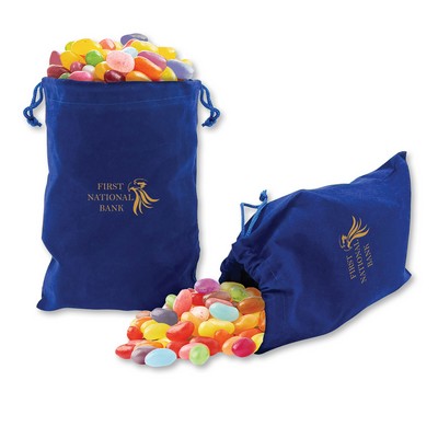 Jelly Belly® Jelly Beans in Blue Velour Gift Bag