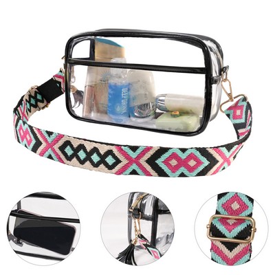 PVC Clear Crossbody Purse Bag