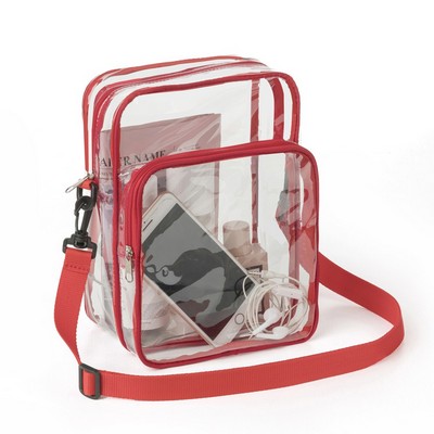 ClearPass Clear Crossbody Bag 7.5" x 3"