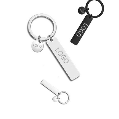 Customizable Stainless Steel Keychain