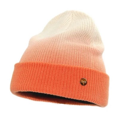 Gradient Knitted Beanie Hat