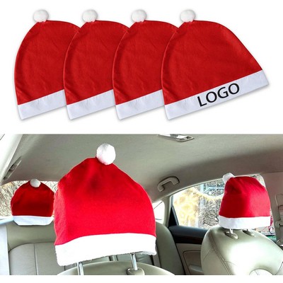 Christmas Hat Car Seat Head Pillow Hood