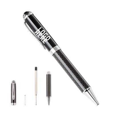 Carbon Fiber Metal Twist Action Pen