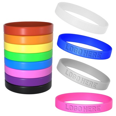 Youth Debossed Silicone Bracelet