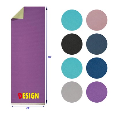 Solid Color Yoga Mat