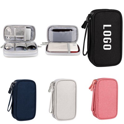 Portable Electronic Accessories Organizer Bag