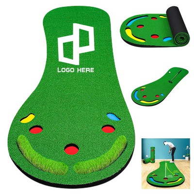 Updated Artificial Grass Custom Indoor Putting Green