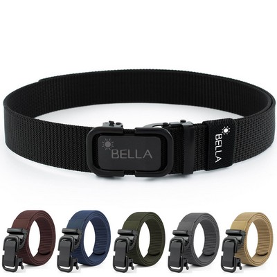 Automatic Buckle Nylon Belt for Men