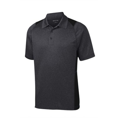 Sport-Tek® Heather Colorblock Contender Polo