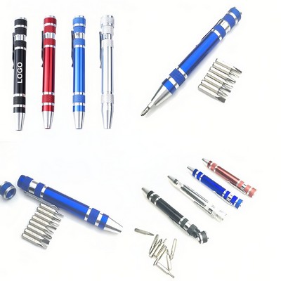 Aluminum 8-in-1 Multi-Screwdriver