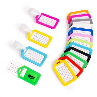 PVC Rubber Luggage Tag