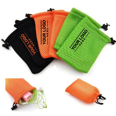 Multifunction Nylon Drawstring Mesh Bag