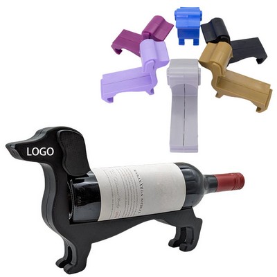 Dog Wine Bottle Rack