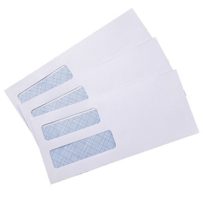 Security Tinted Envelopes w/ Double Window