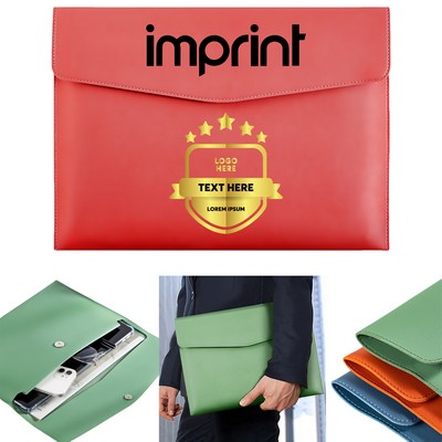 PU Leather Document Folder