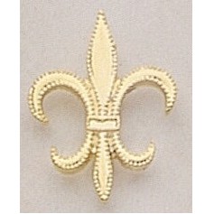 Fleur De Lis Marken Design Cast Lapel Pin (Up to 1")