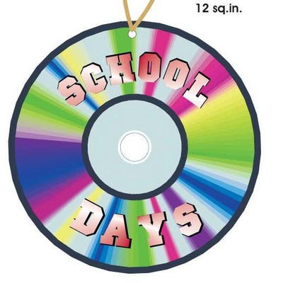 School Days Disc Ornament w/ Mirrored Back (12 Square Inch)