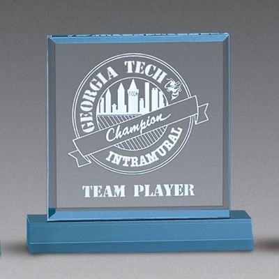 Large Straight Bevel Award (6.5"x6.25")