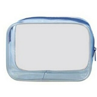 2 Tone Clear Cosmetic Bag