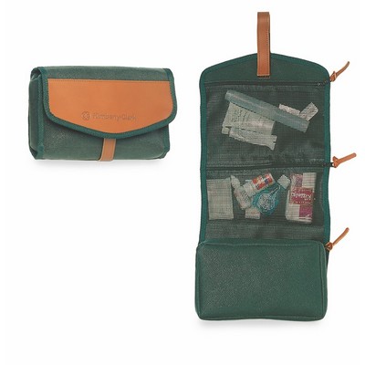 Tri-Fold Amenities Kit (Canvas w/Leather)