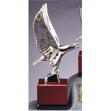 Nickel Plated Executive Eagle Award - Large (14.5" Tall)