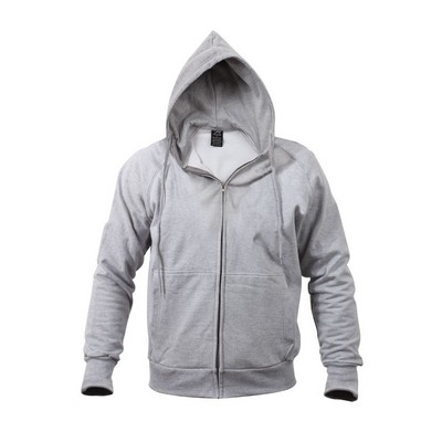 Thermal Lined Zipper Hooded Sweatshirt (S to XL)