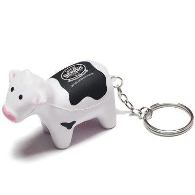 Cow Stress Reliever Keychain