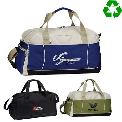 Post Consumer Recycled rPET Duffel