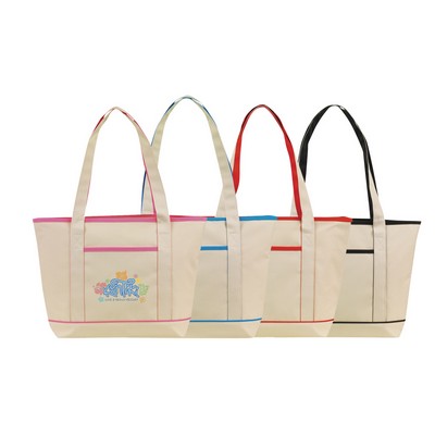 Natural Boat Tote Bag