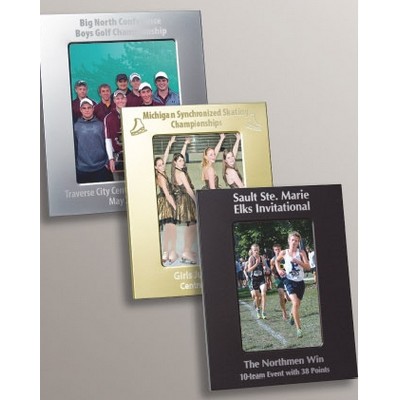 Black/Silver Metal Picture Frame (8" x 10")