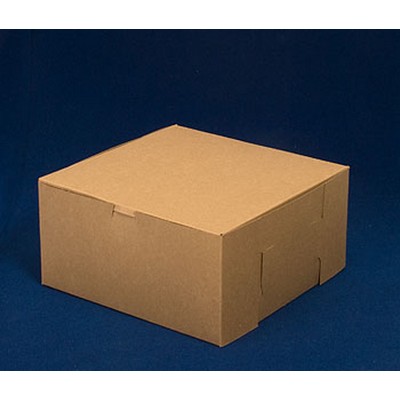 Lock Corner Kraft Cake Bakery Box (10"x10"x4")