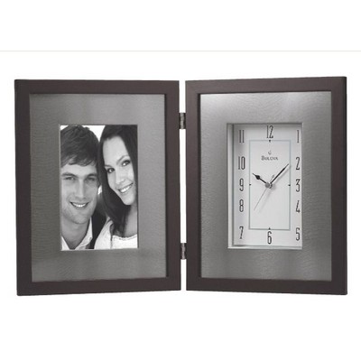 Bulova Winfield Picture Frame & Clock