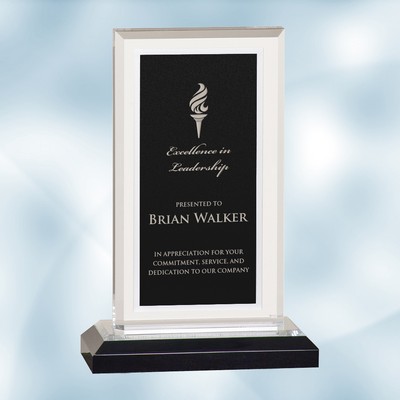 Black/Silver Royal Impress Acrylic Award (Small)