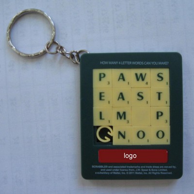 Plastic Puzzle Keychain