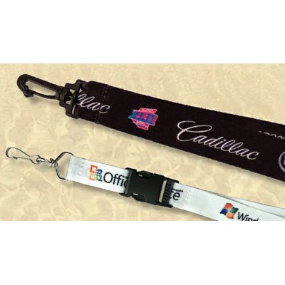 3/4" Dye Sublimation Printed Imported Lanyard