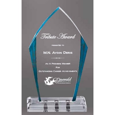 Blue Acrylic Magnetique Peak Award