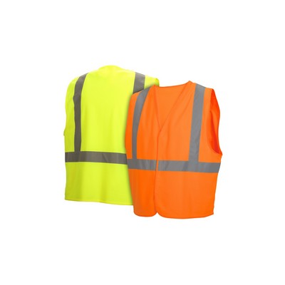 Pyramex Class 2 Hi-Vis Lime Safety Vest