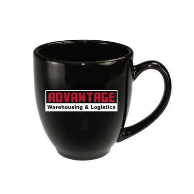 15 Oz. Cancun Bistro Mug (Black)