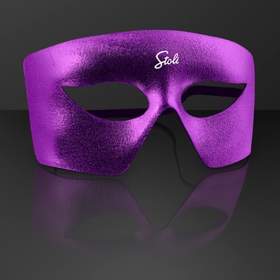 Purple Masks, Mardi Gras Party Favors (NON-Light Up)